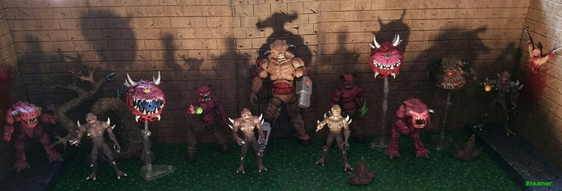 Illustration for article titled Hey, It's An Army Of Custom Doom Figures